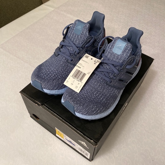 Adidas Ultra Boost Tech Ink Glow Blue Size 5.5 - Picture 8 of 11